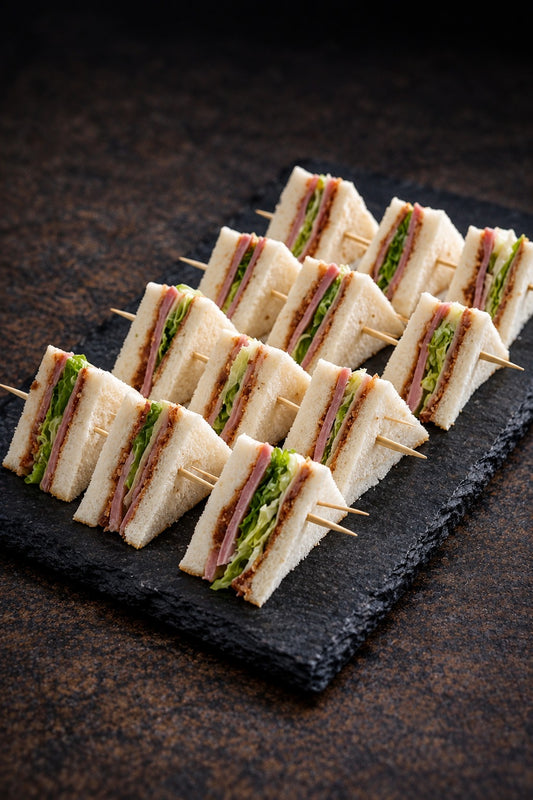 Club sandwich charcuterie