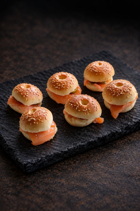 Mini-bagels saumon