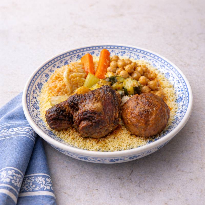 Couscous à l'agneau