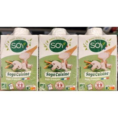 Crème de soja cuisine (x3)