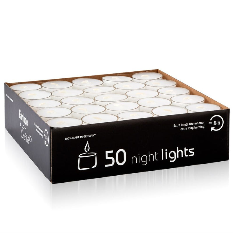 50 bougies chauffe-plats (4 h)