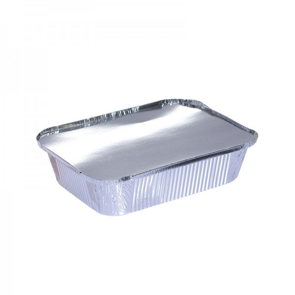 10 barquettes aluminium 2 L + couvercles