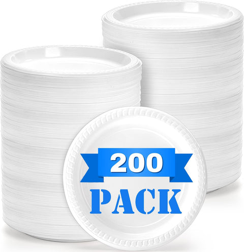 Assiettes plastique grand modèle (x50)
